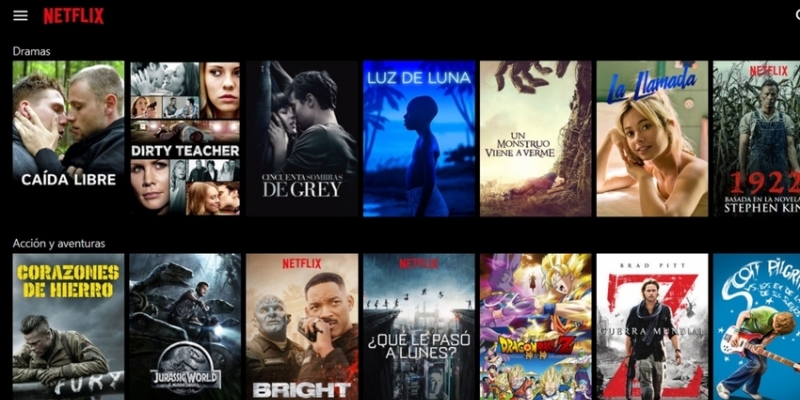 Netflix fulfills a user request