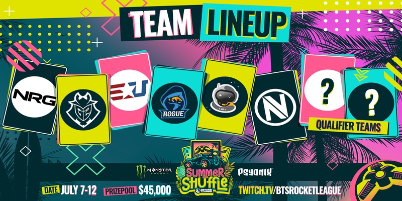 Six of the Rocket League teams were revealed for Summer Shuffle